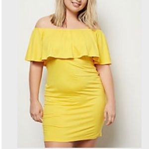 Rue21 off the shoulder bodycon mini-dress